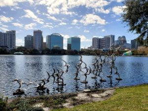 Lake Eola Park in Orlando, Florida