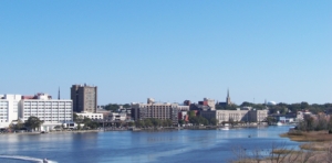 Wilmington, North Carolina along the Cape Fear River